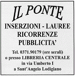 IL PONTE - foglio d'informazione locale di Sant'Angelo Lodigiano