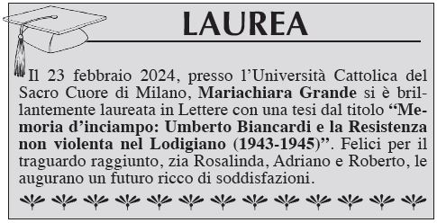  Laurea