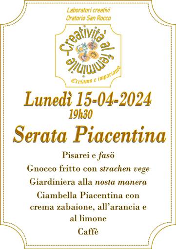 Serata Piacentina